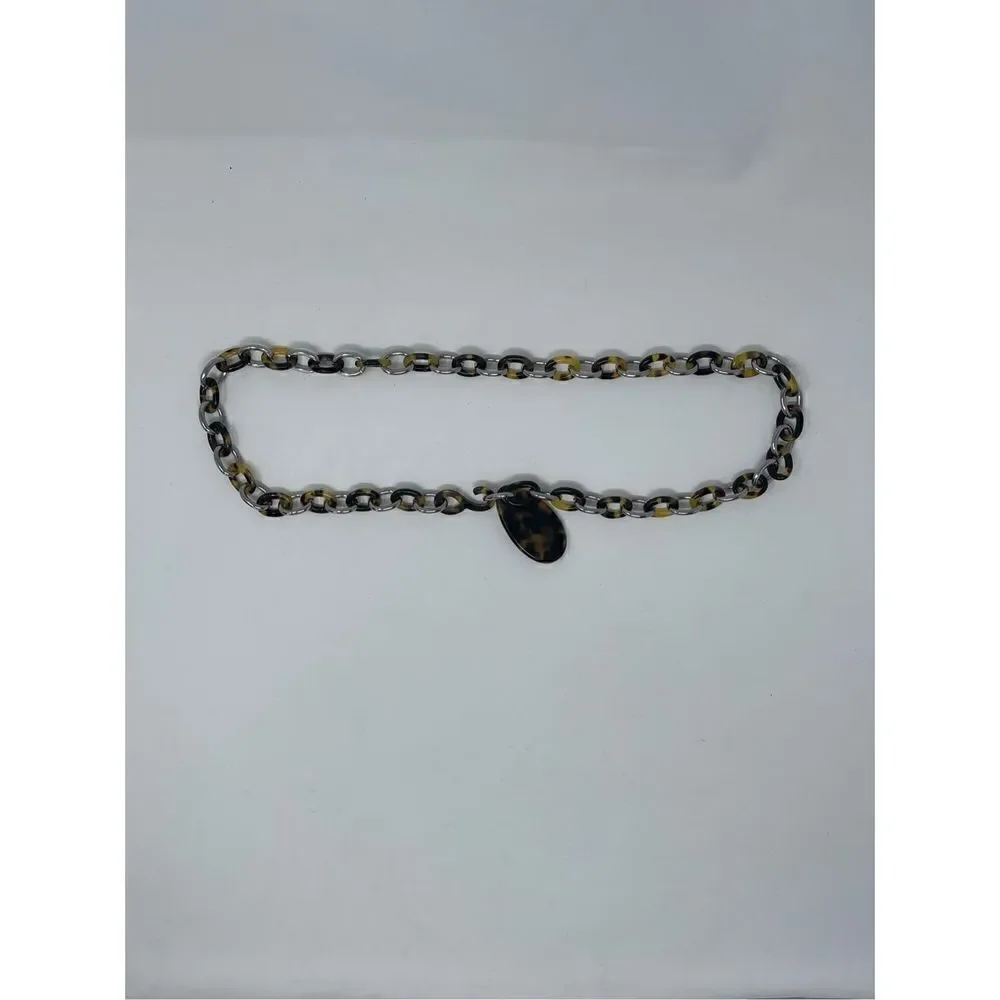 Faux Tortoise shell Link Belt 30 inch